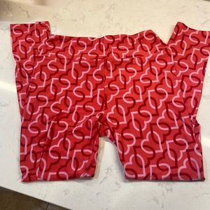 LulaRoe OS Valentines Leggings